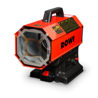Rowi Akku Gas-Heizgebläse 20 kW HGH 20000/1 A